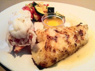 Lobster Tail with Chilean Sea Bass