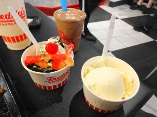 Frozen custards and chocolate malt