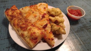 Cheese stix, Spud-o-licious, Garlic Knots Cheese stix, Spud-o-licious, Garlic Knots