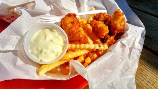 1/2 order of fish and chips (child's portion)